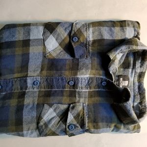 ELXR Mens Button Down Flannel